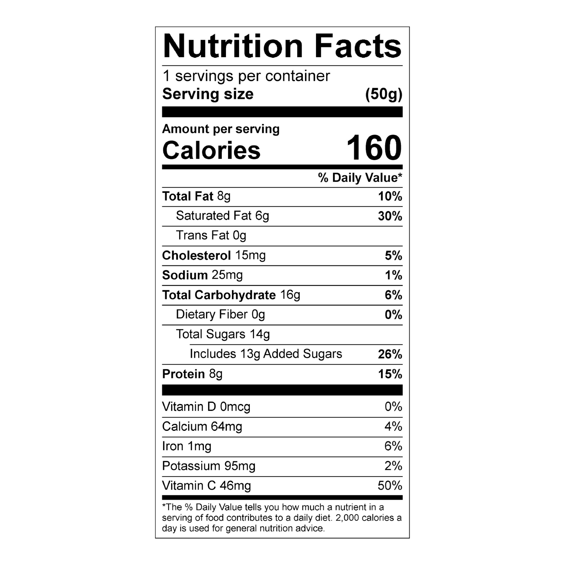 Blueberry Greek Yogurt Bar - 1 Bar Count