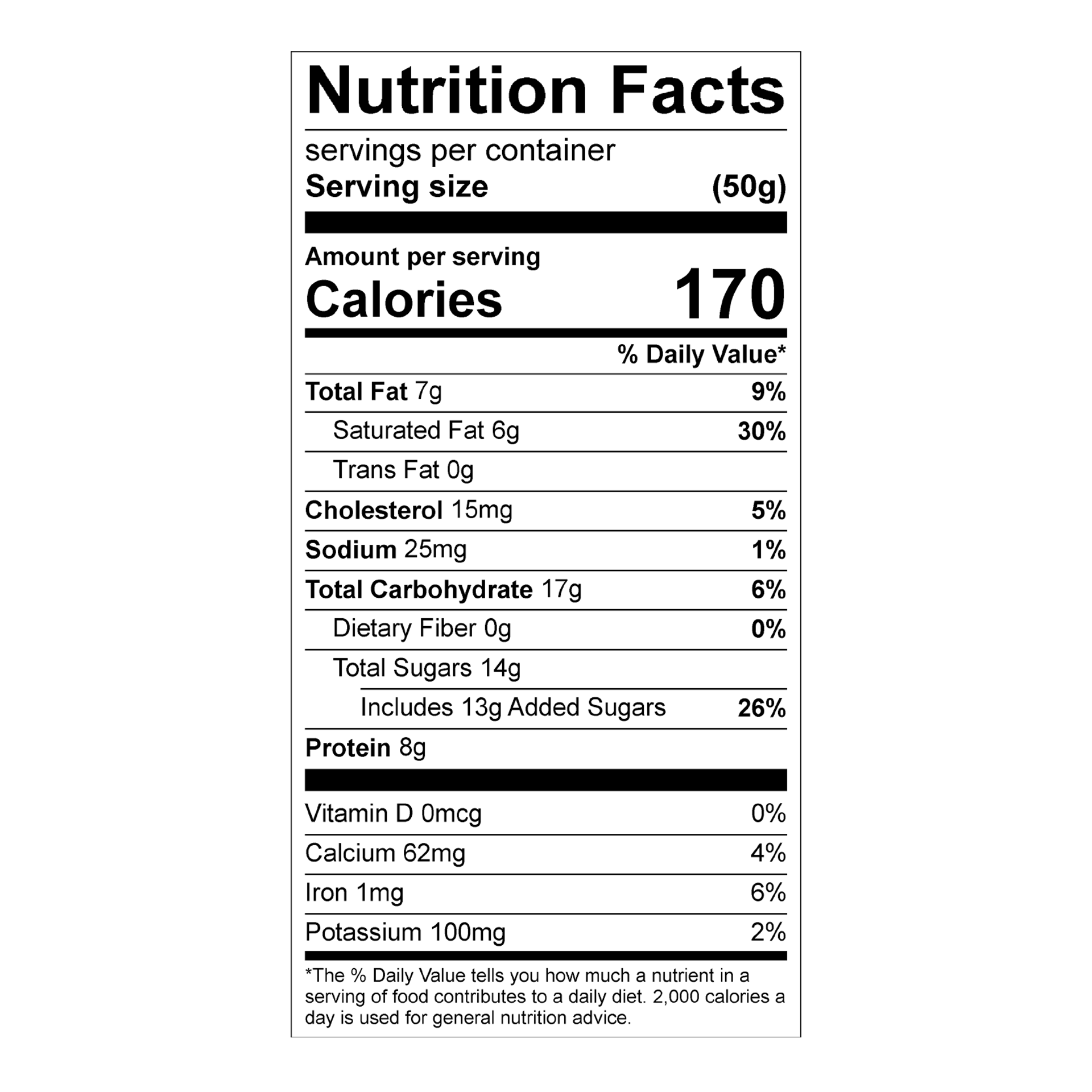 Chocolate Greek Yogurt Bar - 1 Bar Count