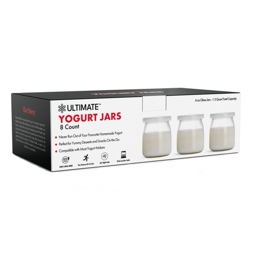 8 pieces Ultimate Yogurt Jars (6oz each)