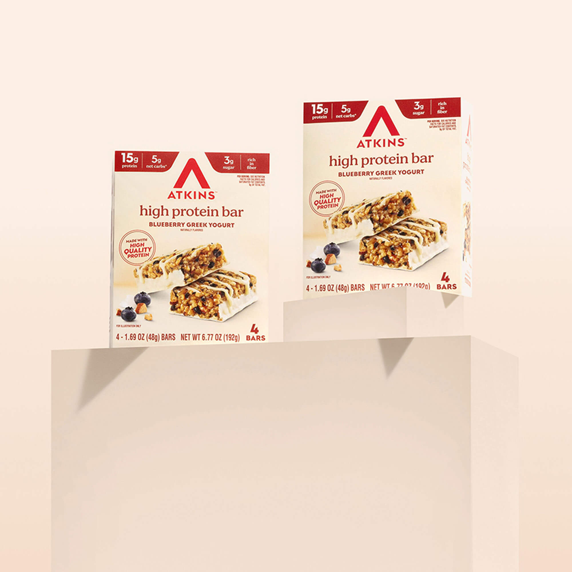 Blueberry Greek Yogurt High Protein Bars
