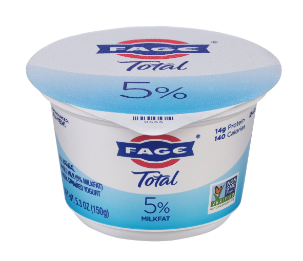 Fage Total Greek Yogurt 5% Milk Fat, 5.3 oz